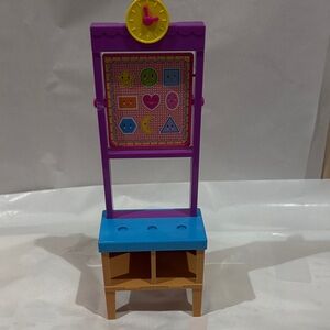 Barbie  Learning Easel with Clock
